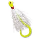 Banjo Eye Bucktail 3oz Chartreuse/White
