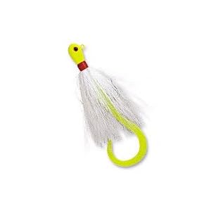 Banjo Eye Bucktail 6oz Chartreuse White by