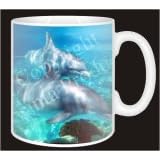 TWO DOLPHINS Coffee MUG