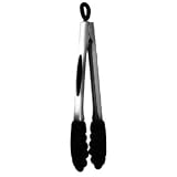 Orka 12-Inch Stainless and Silicone Tongs