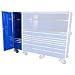 Montezuma 30 in. 3-Drawer Side Locker - Blue - 81015