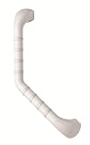 Croydex AP400422YW  Angled Grab 'N' Grip Bar, White, 16-Inch