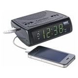 New Rca Dual Alarm Clock Am Fm Radio Usb Port Sleep Snooze Functions Easy Use Control Buttons