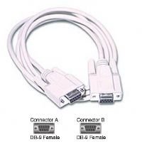 Cables To Go - 03046 - 15ft DB9 F/F Null Modem Cable