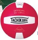 Volleyballs Tachikara Two-Color, Red/White