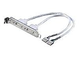 Roline Value Slot Bracket Usb2.0, 2 Port