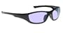 ACE (DIDYMIUM) GLASS WORKING SPECTACLES IN BLACK PLASTIC FRAME OFFERING COMFORT AND PROTECTION IN THIS UNIQUE WRAP AROUND STYLE FRAME