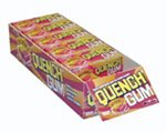 Quench Gum, 12 CT Tray of 10-Stick Packs, Double Raspberry Flavor