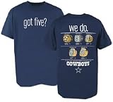 Dallas Cowboys Got Five Super Bowl Champions T-shirt