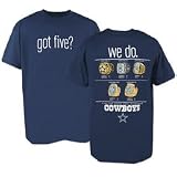 Dallas Cowboys Got Five Super Bowl Champions T-shirt at Reebok
