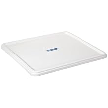 Carlisle RHC02 White 20-3/8-Inch OptiClean Rack Cover