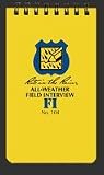 All-Weather Field Interview Notebook - Rite in the Rain - 104 All-Weather Field Interview Notebook - Rite in the Rain - 104