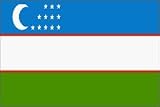 Uzbekistan Flag Polyester 3 ft. x 5 ft.