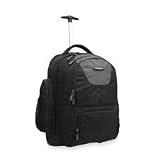 Samsonite Corporation : Wheeled Backpack,w/Organizational Pockets,14x8x21,Black -:- Sold as 2 Packs of - 1 - / - Total of 2 Each