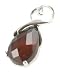 Faceted Cherry Amber Teardrop & Heart Pendant