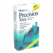 Abbott Precision Xtra Blood Glucose Test Strips, Box of 100