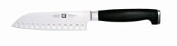 Henckels Four Star II - 5" Santoku Hollow Edge Knife