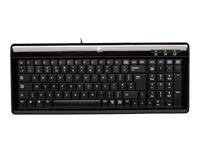 Logitech Ultra Flat Tastatur USB PS/2 (GB) Preisvergleich