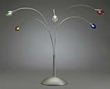 Brushed Nickel 5 light Table lamp