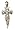 BICO JEWELRY PENDANT (E238) SANCTI - FAITH WITHOUT LIMITS, Silver - Comes with a Generic 18 inch (to 20in) Adjustable 4mm Black Rubber Necklace.