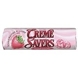 Gourmet Food : Creme Savers Hard Candy, Strawberries & Creme - 1.5 OZ, 20 Pack