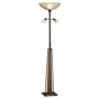 Dick Idol Metal Wood Side Lights Torchiere Floor Lamp