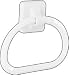FRANKLIN MFG D8017W "TUSCAN" TOWEL RING White