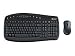 Microsoft Wireless Optical Desktop 1000 - Keyboard - wireless - RF - mouse - USB wireless receiver - black - UK - retail