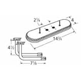 Music City Metals 15102-71112 Stainless Steel Burner Replacement for Select Gas Grill Models by Arkla, Charmglow and Others