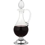 Review Carrs Of Sheffield  / 100cl Claret Jug- Plain Crystal In Sterling Silver By Carrs Of Sheffield