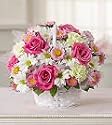 Same Day Flower Delivery New Baby Girl Basket