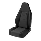 Bestop 39438-15 TrailMax II Sport Black Denim Fabric Single Jeep Seat by Bestop