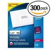 Click here to buy Avery 6879 White laser labels for color printing, 1-1 4 x 3-3 4 label, 300 labels pack by Avery.