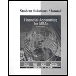 Financial Accounting for MBAs-Student Solution Manual by Peter D. Easton