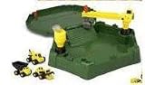 Tonka Pod Playset for Multiple Themed Play Sets with 3 Vehicles & 2 Accessories (Blue)