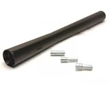 16V Short Aluminum Manual Replacement Antenna in Black