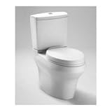TOTO CST464MF-01 Aquia II Dual Max Toilet Universal Height, Cotton White