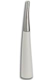 Aspen Porcelain Vase 20 Slvr/mtt White