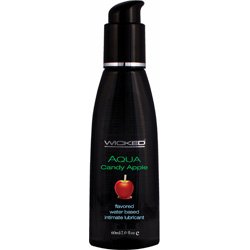Wicked Sensual Care Water Based Lube, Candy Apple, 2 Ounce