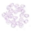 Faceted Rondelle Bead, 1000pc Pkg, Lt Amethyst