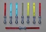 8 Lightsaber Lot - Glow in the dark