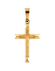 14K Gold Fancy Cross Pendant