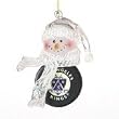Los Angeles Kings 2.5" Acrylic Basketball Snowman Holiday Ornament - NHL Hockey