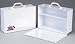 2 Shelf- industrial cabinet- empty metal case w/ swing down door- 14-3/4 in. x10-1/4 in. x4-5/8 in. - 1 ea.