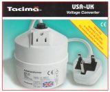 (TACIMA) USA TO UK VOLTAGE CONVERTER TWIN SOCKET (MAX 200VA)