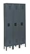 Storelogic 2HFJ4 Unassembled Locker, W 45, D 18, H 78, Gray