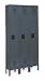 Storelogic 2HFJ4 Unassembled Locker, W 45, D 18, H 78, Gray