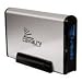 Electronics : Aluratek High-Speed USB 2.0 External 1TB Hard Drive - Silver (ACB3501000F)