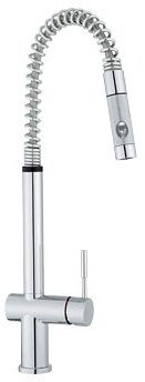 SEMI-PROFESSIONAL FAUCET W/PULLDOWN DUAL SPRAY-CHROME