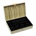 MMF Industries 221619003 Steel Cash Box with Lock and Handle in Sand Color